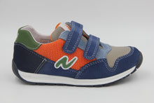 Laden Sie das Bild in den Galerie-Viewer, Naturino Sammy Sneaker in Farbe azure grey orange
