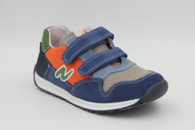 Laden Sie das Bild in den Galerie-Viewer, Naturino Sammy Sneaker in Farbe azure grey orange