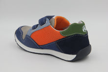 Laden Sie das Bild in den Galerie-Viewer, Naturino Sammy Sneaker in Farbe azure grey orange