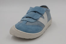 Laden Sie das Bild in den Galerie-Viewer, VICTORIA Barefoot Sneaker Bosco mit 2 x Klett in Farbe azul