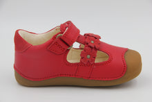 Laden Sie das Bild in den Galerie-Viewer, Bundgaard Petit Summer Flowers Barefoot Sandalen in Farbe cherry