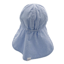Laden Sie das Bild in den Galerie-Viewer, Maximo 34500 115100 MINI Schildmütze mit Streifen, Nackenschutz, UV 30+, denim
