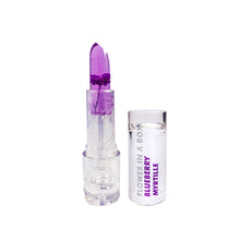 Laden Sie das Bild in den Galerie-Viewer, Inuwet Lippenbalsam Flower in a Box mit Heidelbeerenduft, violett, VINLF51
