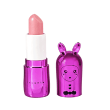 Laden Sie das Bild in den Galerie-Viewer, Inuwet Lippenbalsam Bunny für Kinder in metallic fuchsia mit Milkshake-Geschmack, VINLB22
