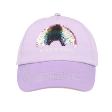 Laden Sie das Bild in den Galerie-Viewer, Maximo 53503 143876 GIRL Cap Regenbogen in Farbe flieder
