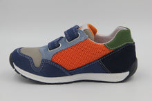 Laden Sie das Bild in den Galerie-Viewer, Naturino Sammy Sneaker in Farbe azure grey orange

