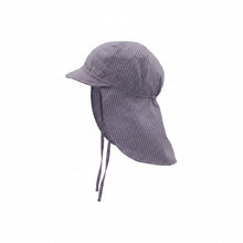 Laden Sie das Bild in den Galerie-Viewer, Maximo 34500 115100 MINI Schildmütze mit Streifen, Nackenschutz, UV 30+, lavendel
